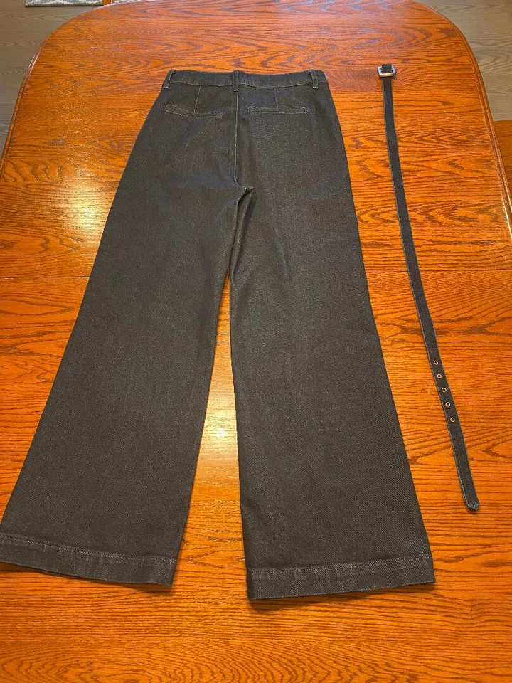 Pantalón vaquero mujer Ann Taylor cintura alta talla 4 Petite muy ligeramente usado Foto 2 de 4