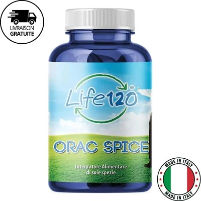 Life 120 | Orac Spice supplément combiné d'épices et de curcuma | 240 Comprimés