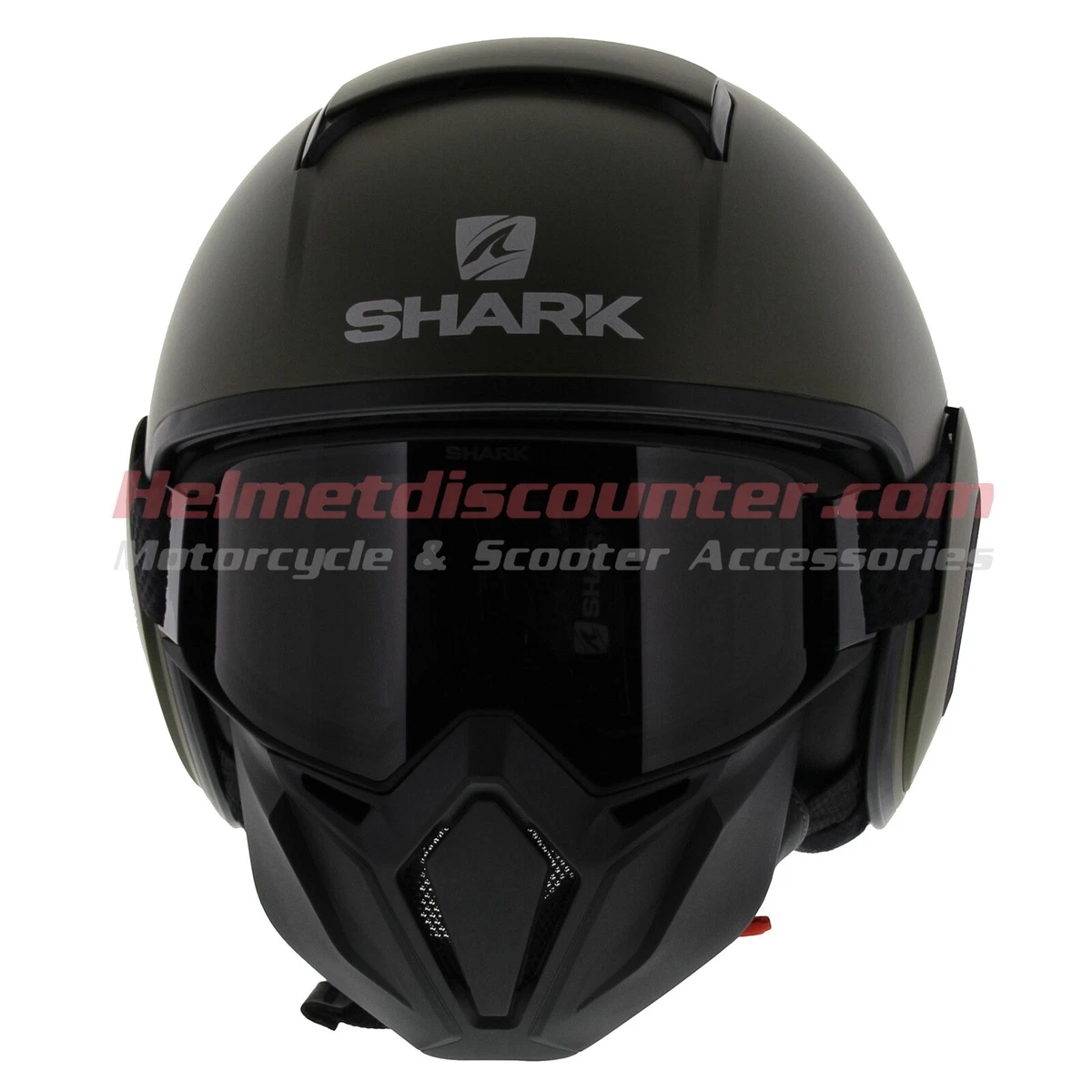 Casco jet shark street drak cheap