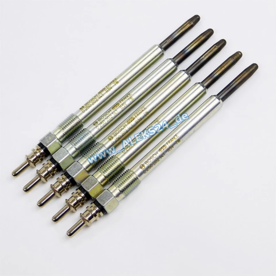 5x BOSCH GLÜHSTIFTKERZEN DURATERM für MERCEDES W210 S210 270 CDI 0 250 202 141 - Bild 2 von 4