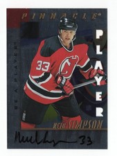 1997-98 Pinnacle Reid Simpson Be A Player Auto Foil #47
