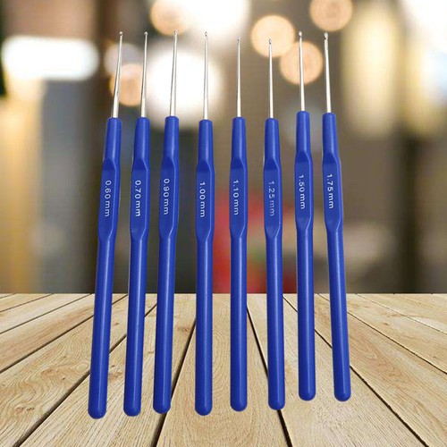 8 Stück ergonomische Stricknadeln Edelstahlnadeln für handgefertigte Kreationen - Bild 6 von 11