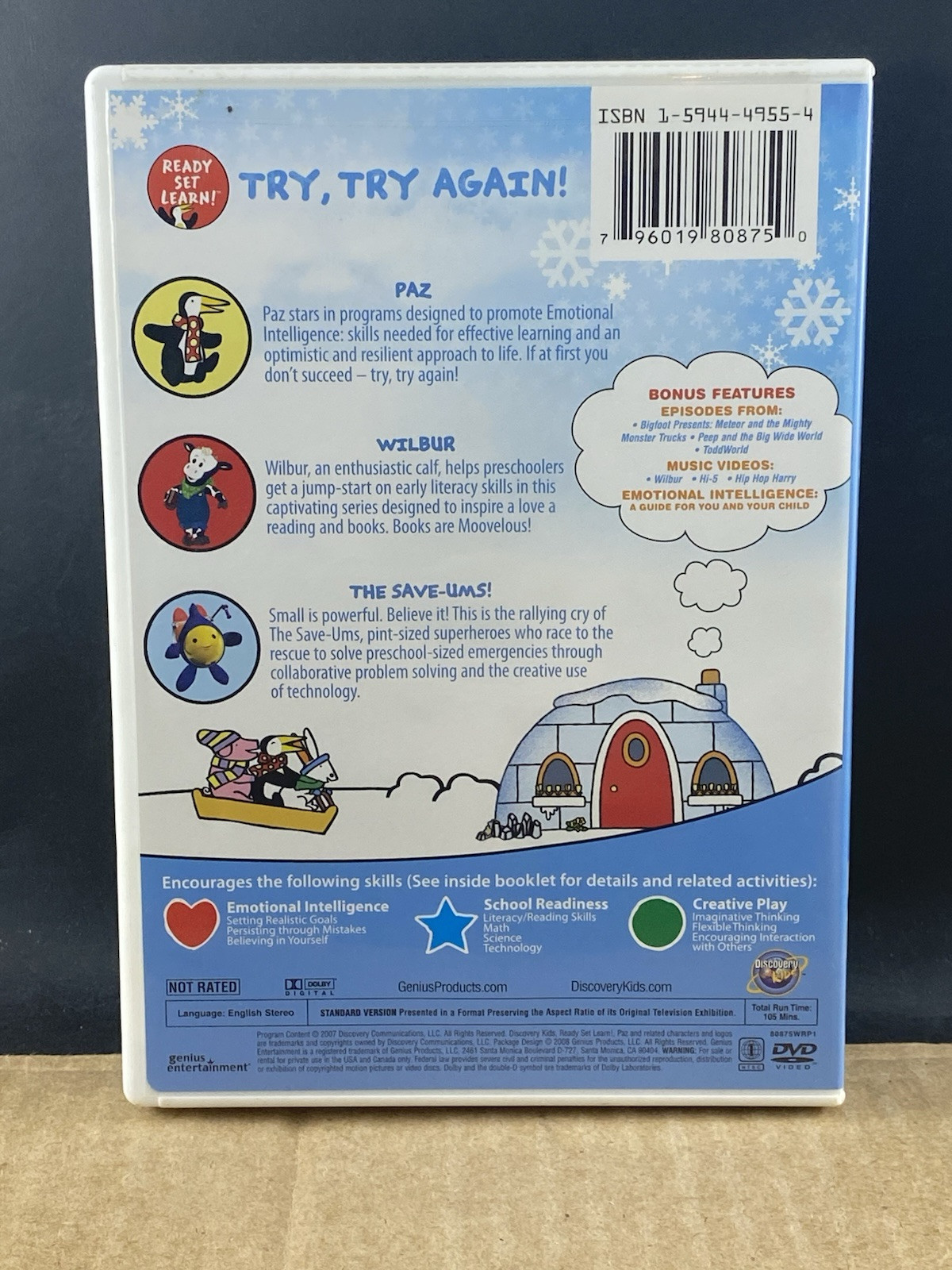 Ready Set Learn, Try Try Again DVD, MULTIPLE DVD'S SHIP FREE! | eBay
