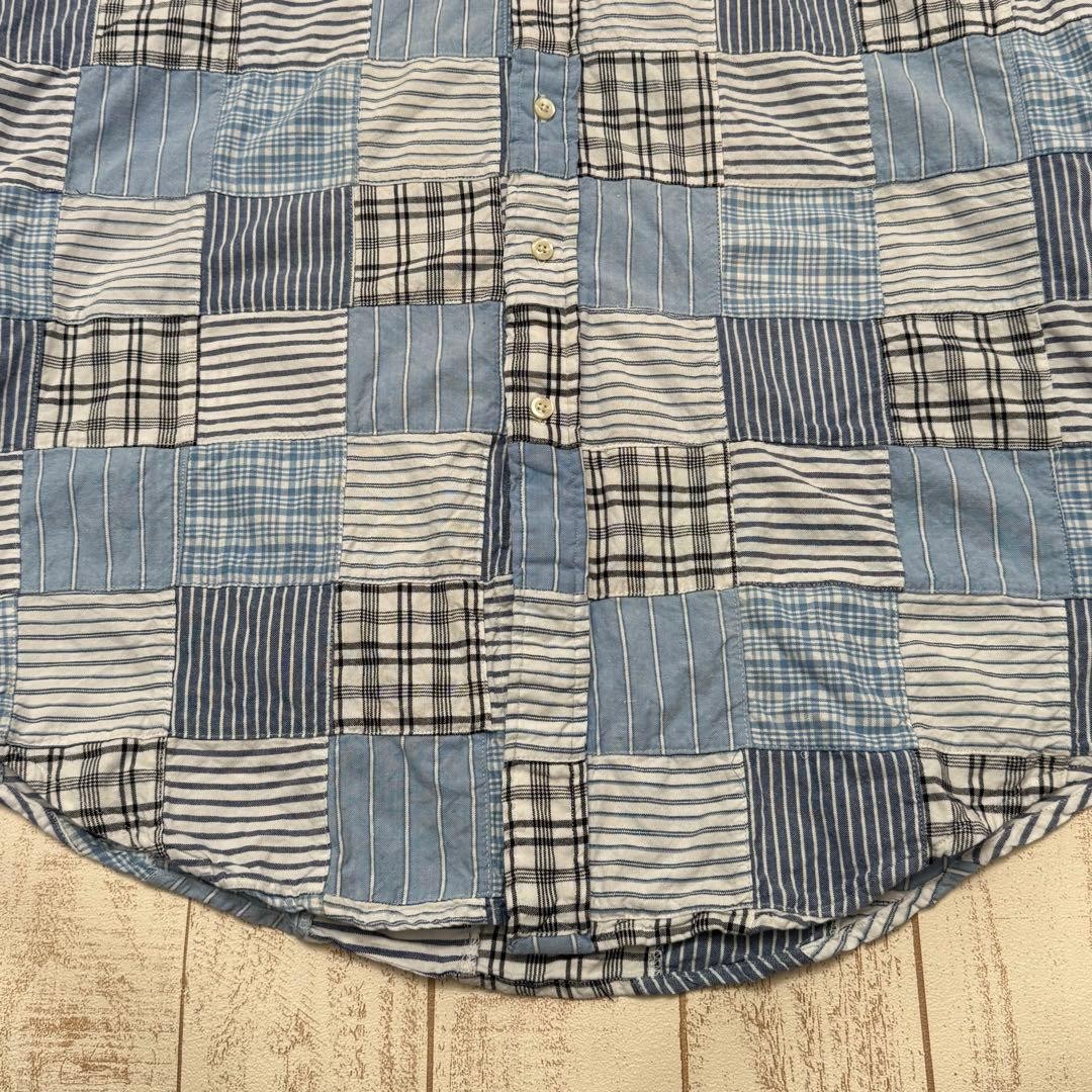 Masterpiece 90'S Ralph Lauren Patchwork Button Do… - image 8