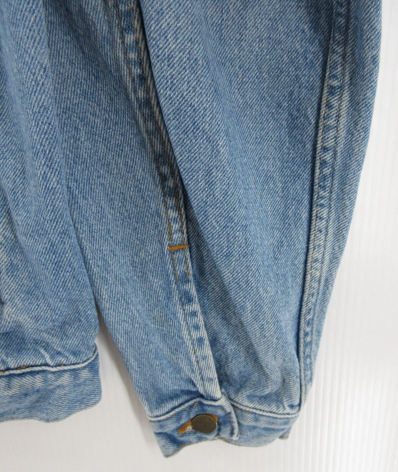 老式 Hard Rock Hotel Las Vegas 夹克男式小号蓝色卡车司机牛仔摩托车 90 年代 * — 第 4/4 张图片