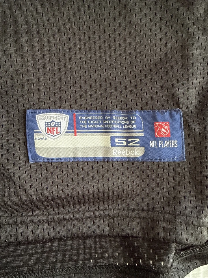 Camiseta deportiva auténtica para hombre Reebok Pittsburgh Steelers Maurkice Pouncey #53 talla 52 Foto 3 de 4