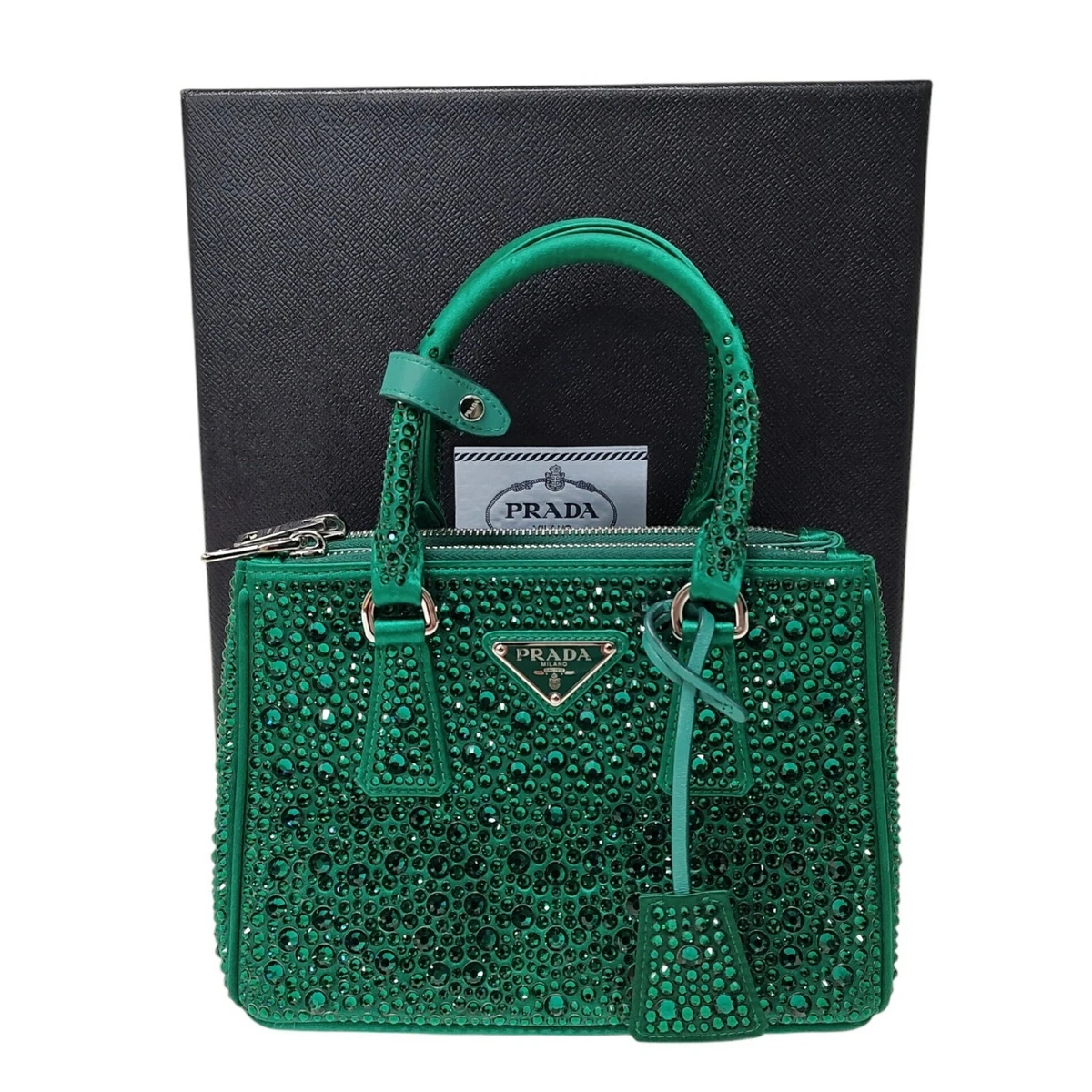 PRADA Satin Exterior Shoulder Bag Bags & Handbags for Women for