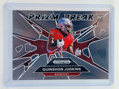 2025 Panini Prizm Draft Picks Quinshon Judkins RC Prizm Break #9