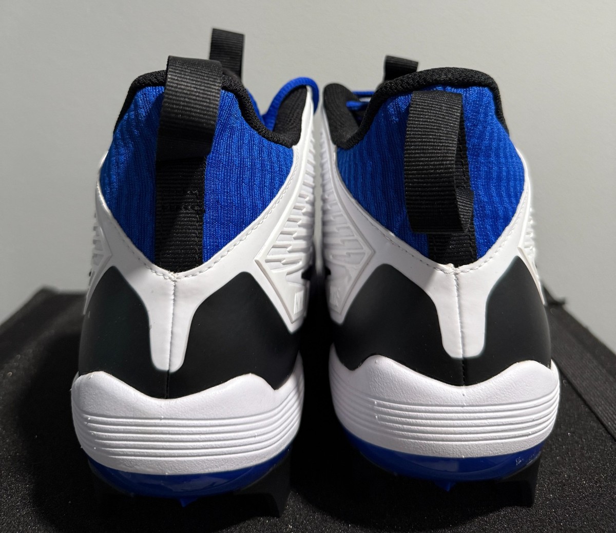 Nike Mens 11 Alpha Menace Strong Football Cleats White/Hyper 
