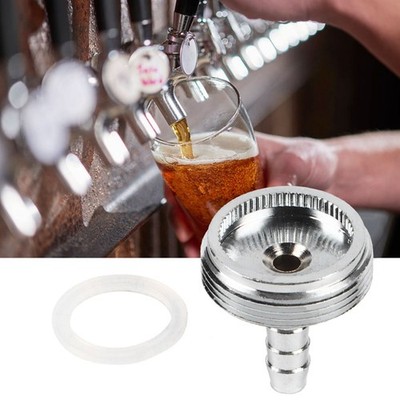 1pc Stainless Steel Beer Tap Cleaning Adapter