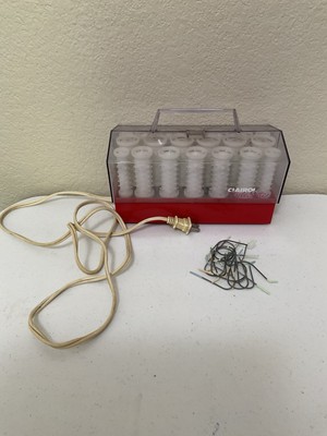 Clairol 20 Instant Style Setter C 20 S-Z Hot Rollers Hair Curlers 14 Clips 