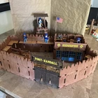Playmobil 3419 Vintage Fort Randall Lot Incomplete Read Description. Nice Piece