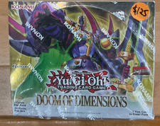 Yu-Gi-Oh Doom of Dimensions 1st edition Booster Box Sealed