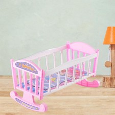 Baby Doll Bed Mini Doll Bed Photo Props Bedroom Micro Scene Ornament Decoration