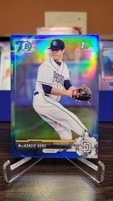 MACKENZIE GORE Rookie Card - 2017 Bowman Chrome 1st Blue Refractor /200 RC. rookie card picture
