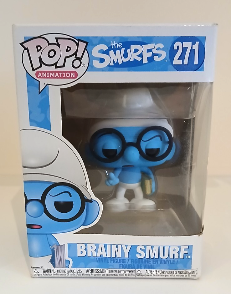 FIGURINE FUNKO LES SCHTROUMPFS BRAINY SMURF