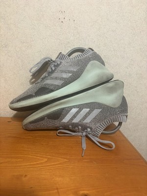 Adidas PureBoost Running Shoes Grey Lime Green Womens Size 8