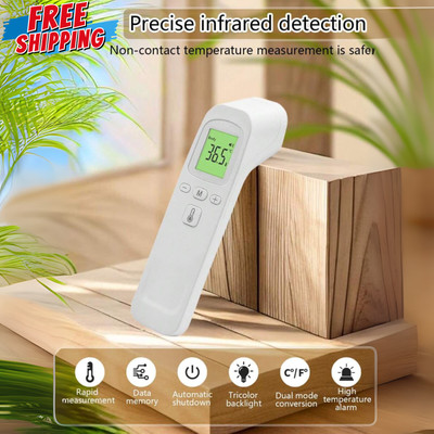 Digitales berührungsloses Stirnthermometer IR Hintergrundbeleuchtung LCD-Display Baby Kinder Erwachsene
