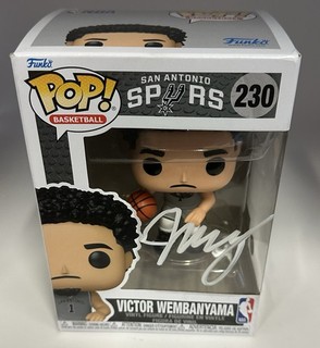 Victor Wembanyama Signed Spurs Special Edition Funko Pop #216 Certified Rare