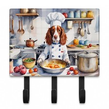 Caroline's Treasures Welsh Springer Spaniel The Chef Leash or Key Holder