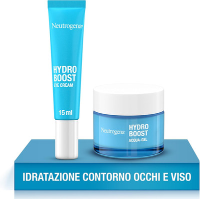 Neutrogena Hydro Boost Skincare Kit, komplettes Gesichtspflege-Set mit Feuchtigkeitscreme