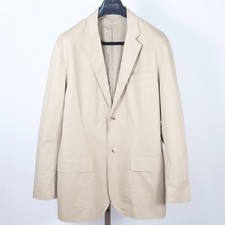 POLO Ralph Lauren blazer jacket 42 R beige sand 100 cotton two button