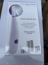 NEW Michael Todd Beauty Sonicsmooth Pro+ Dermaplaning System LED Open Box