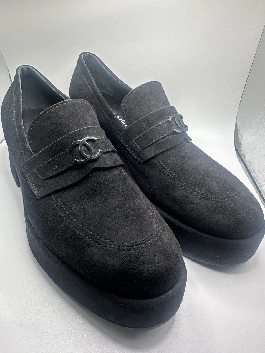 CHANEL Loafer Suede Flats for Women for sale | eBay