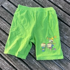 Vintage 1997 Rugrats shorts Nickelodeon Lime Green Size 4