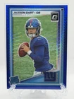 2025 Donruss Optic Jaxson Dart Blue Hyper Color Match RC #273 New York Giants