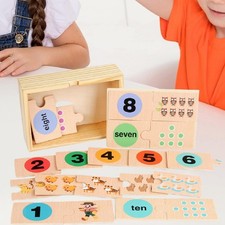 Number Puzzle Games Math Manipulatives Early Learning Educational Toy Math Games