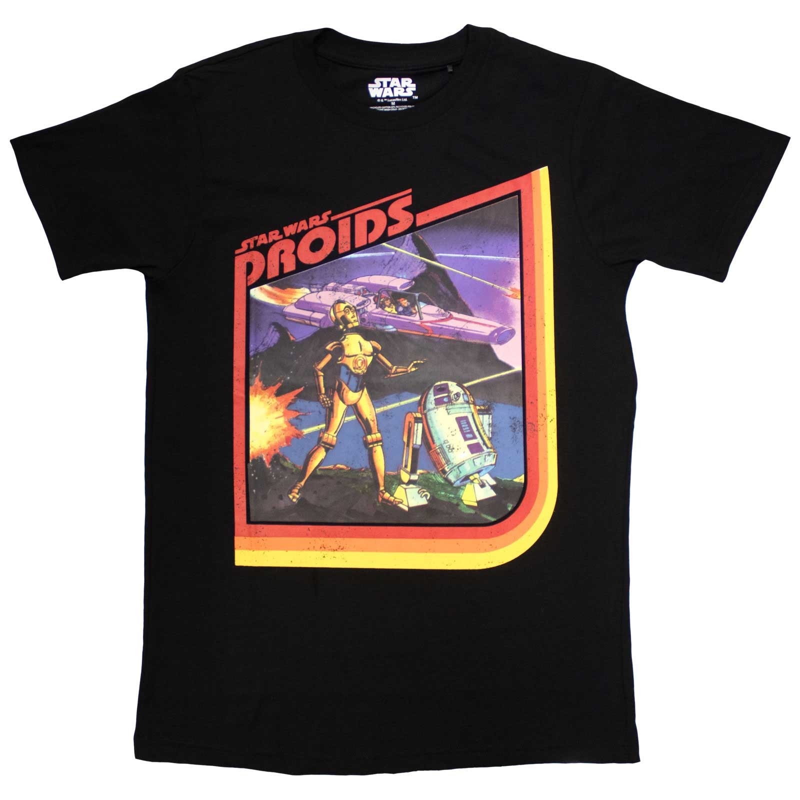 Star Wars Unisex T-Shirt: Droids (Large)