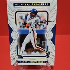 Panini 2025 National Treasures Darryl Strawberry #100 Serial Numbered /49 Card
