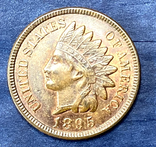 1895 Indian Head Cent Penny,  XF++ (#R1-4)