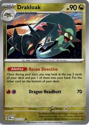 Drakloak 072/131 Prismatic Evolutions Master Ball Reverse Holo