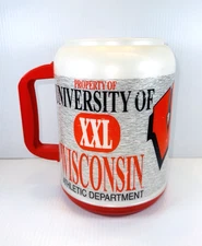 VTG Wisconsin Badgers 64oz Whirley Insulated Jumbo Travel Mug XXL University UW