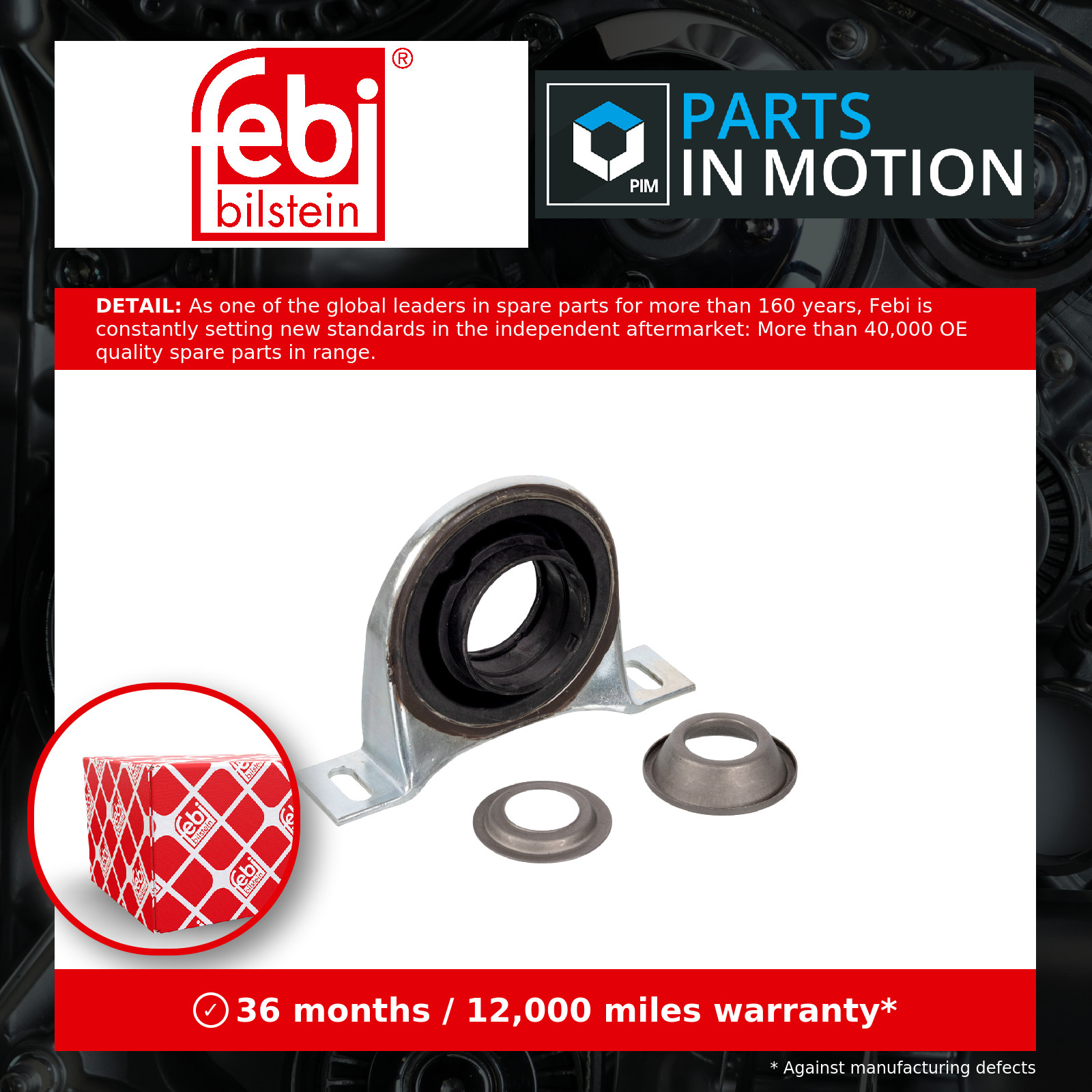 FEBI BILSTEIN 170229 Propshaft Suspension Fits Mercedes-Benz Viano Vito - Image 5