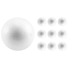 10 x  Modelling Craft Polystyrene Foam  Sphere8121