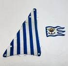 LEGO 6280 Wave Flags Blue Border Yellow Crown Black Anchor 1996