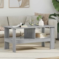Couchtisch Sonoma-Grau 90 X 50 X 45 Cm Holzwerkstoff