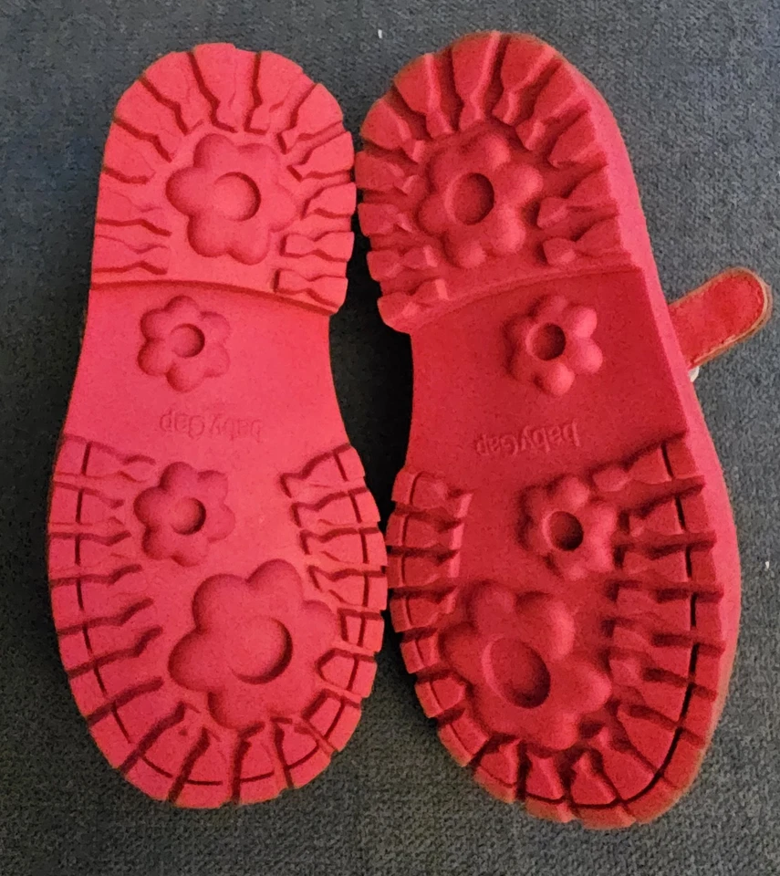 Zapatos de vestir Mary Jane de charol rosa para niñas pequeñas Baby Gap talla 7 Foto 3 de 4