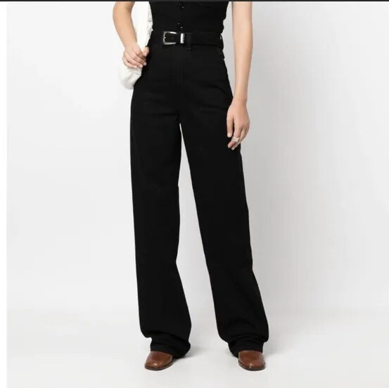 【関税込み】LEMAIRE Jeans Lemaire High Waisted Jeans Black Size 10 US 40 Fr | eBay