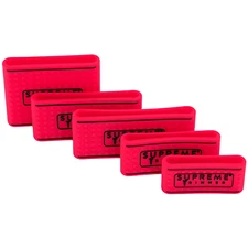 Supreme Trimmer Clipper Grips | 5 PC Non Slip Clipper Bands | SGR55 RED