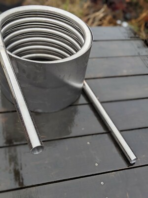 Extra wide water heater coil w/ fireguard - hot tub - 32mm tube with 1m  hose | eBay