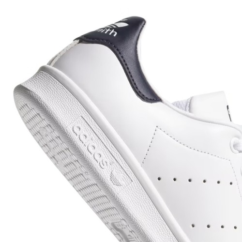 Adidas Stan Smith Uomo Bianco Blue vera pelle scarpe ginnastica tennis comode - Imagen 7 de 14