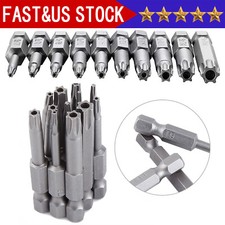 Security Torx Bit Set  Hex Key Allen Bit Set - For Power Drill  Impact Driver