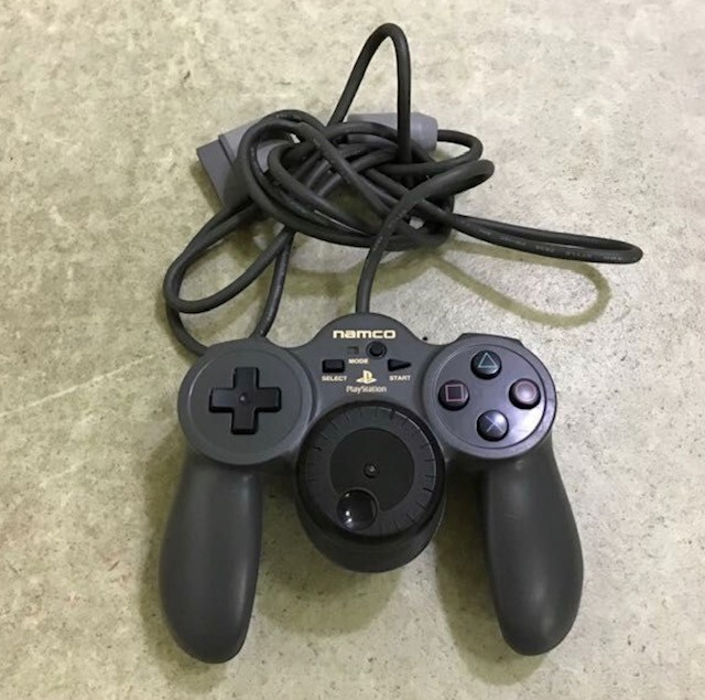 Ridge Racer Ps2 Controller PS1 Ridge Racer Type 4 R4 Jogcon Controller Boxed PlayStation USED Game ...