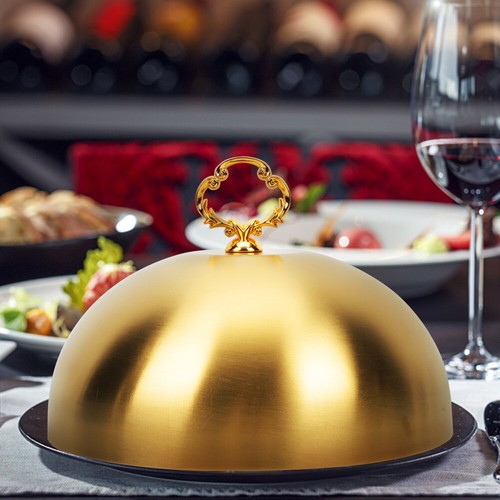 Steak Cover Stainless Steel Food Dish Plate Dome Protector Guard