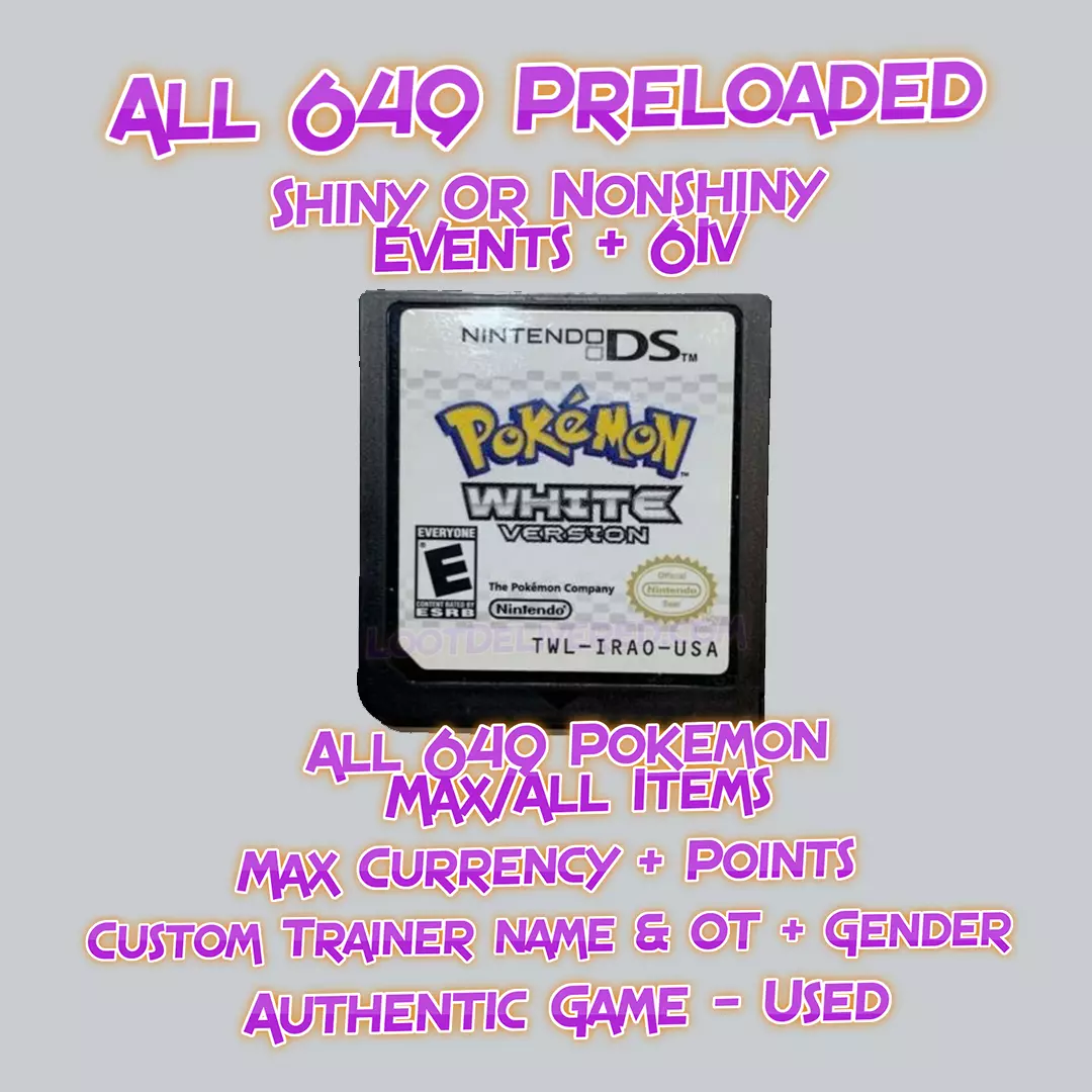 Nintendo DS POKEMON Games LOOSE - AUTHENTIC - Free Shipping - Choose Your  Game!