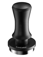 58mm Spring-Loaded Espresso Tamper Stainless Steel Flat Base Barista Tool